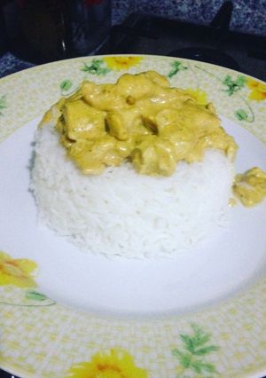 صورة لوصفة دجاج بالكاري