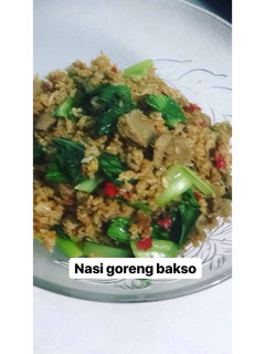 Foto resep Nasi goreng bakso