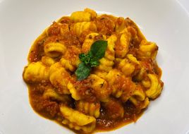 Homemade Gnocchi with Pizza/Pasta Sauce