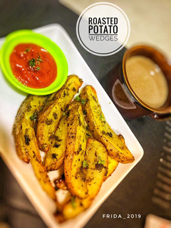 Foto resep Roasted potato wedges