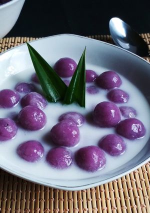 Foto resep Kolak biji salak ubi ungu