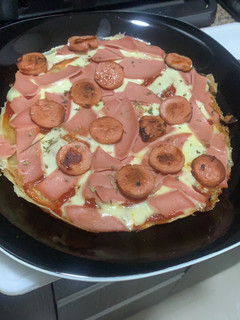 Una foto de Pizza casera