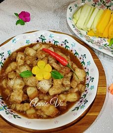 thịt ba rọi mắm ruốc