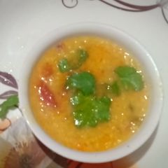 A picture of Yellow moong dal.