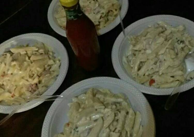 Resep Fettucine with Beef Sliced yang Enak Banget