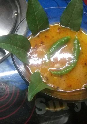 A picture of Tadka daal.