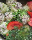 Canh dưa leo nhồi thịt