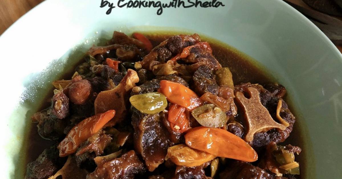 Resep Oseng Mercon Buntut Sapi oleh Cooking with Sheila 