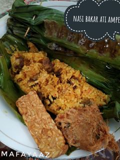 Foto resep Nasi bakar ati ampela