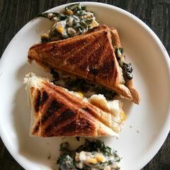 A picture of Spinach Corn Sandwich.