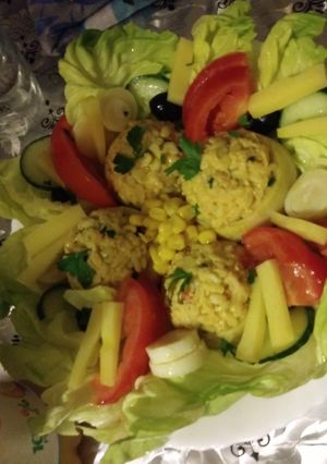 Une photo de Salade paysanne
