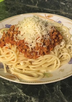 Bolognai friss zöldségekkel recept fotója