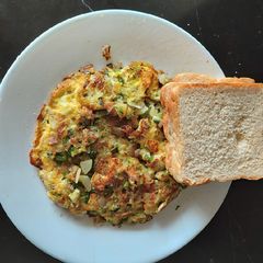 A picture of Spanish omelet.