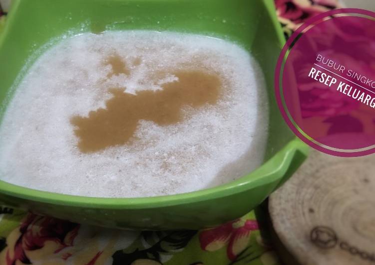 Bagaimana Menyiapkan Bubur Singkong Resep Keluarga #Week10, Bisa Manjain Lidah