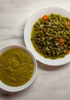 Φωτογραφία της συνταγής Αρακάς με ρύζι, η τέλεια κρέμα για τα μωρά