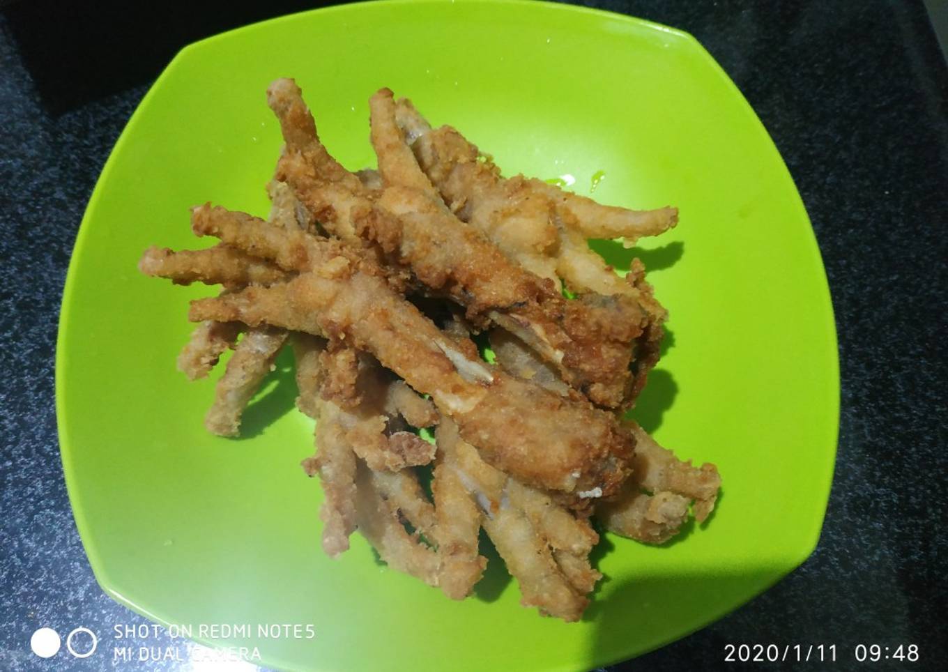 Ceker ayam krispy