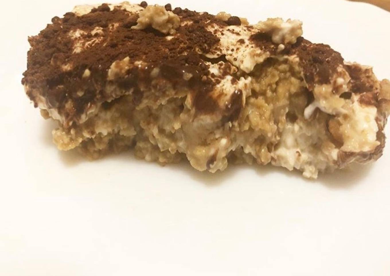 Tiramisú sin harina