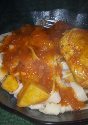 Una foto de Fideos caseros para el domingo