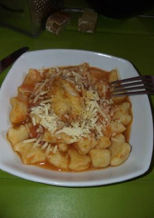 Una foto de Ñoquis de patata livianos