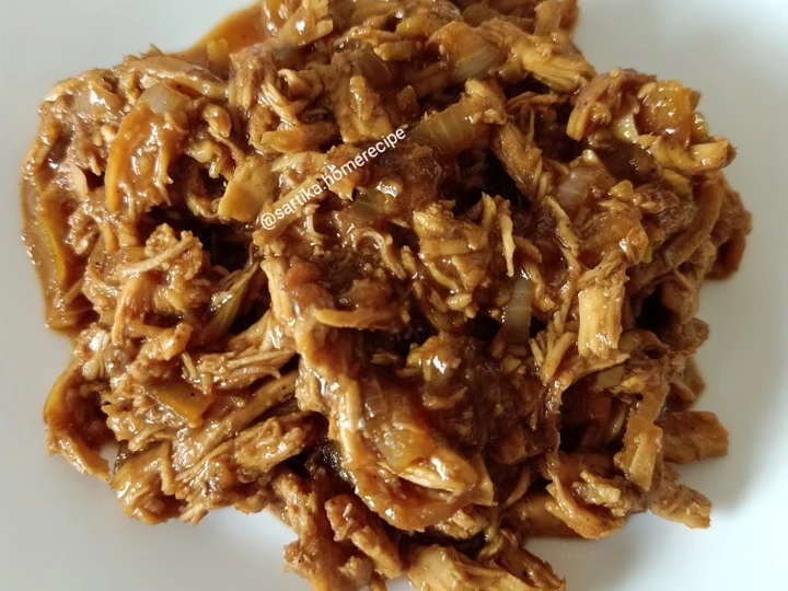 Cara Gampang Membuat Resep Ayam suwir gurih ala me 🥰(u/ isi Pao, roti goreng, donat dll) yang Enak Banget Anti Ribet, Lezat