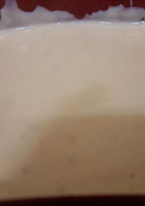 Una foto de Crema de maizena con bananas y dulce de leche