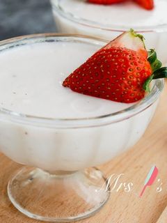 【兩種材料】健康優格布丁 的食譜成品照片