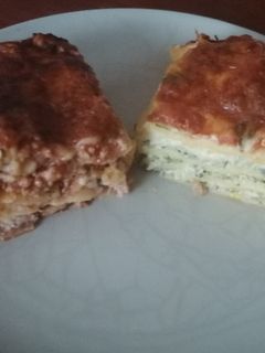 Gluténmentes 2 in 1 lasagne házi gyúrt tésztából recept fotója