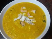Una foto de sopa de pencas