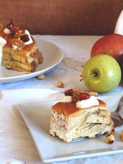 Una foto de Tarantella o pudín de manzana