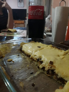 Una foto de Pastel de papa vegetariano / vegano súper fácil 🎈