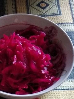 353. Lila káposzta fermentálással ! recept fotója