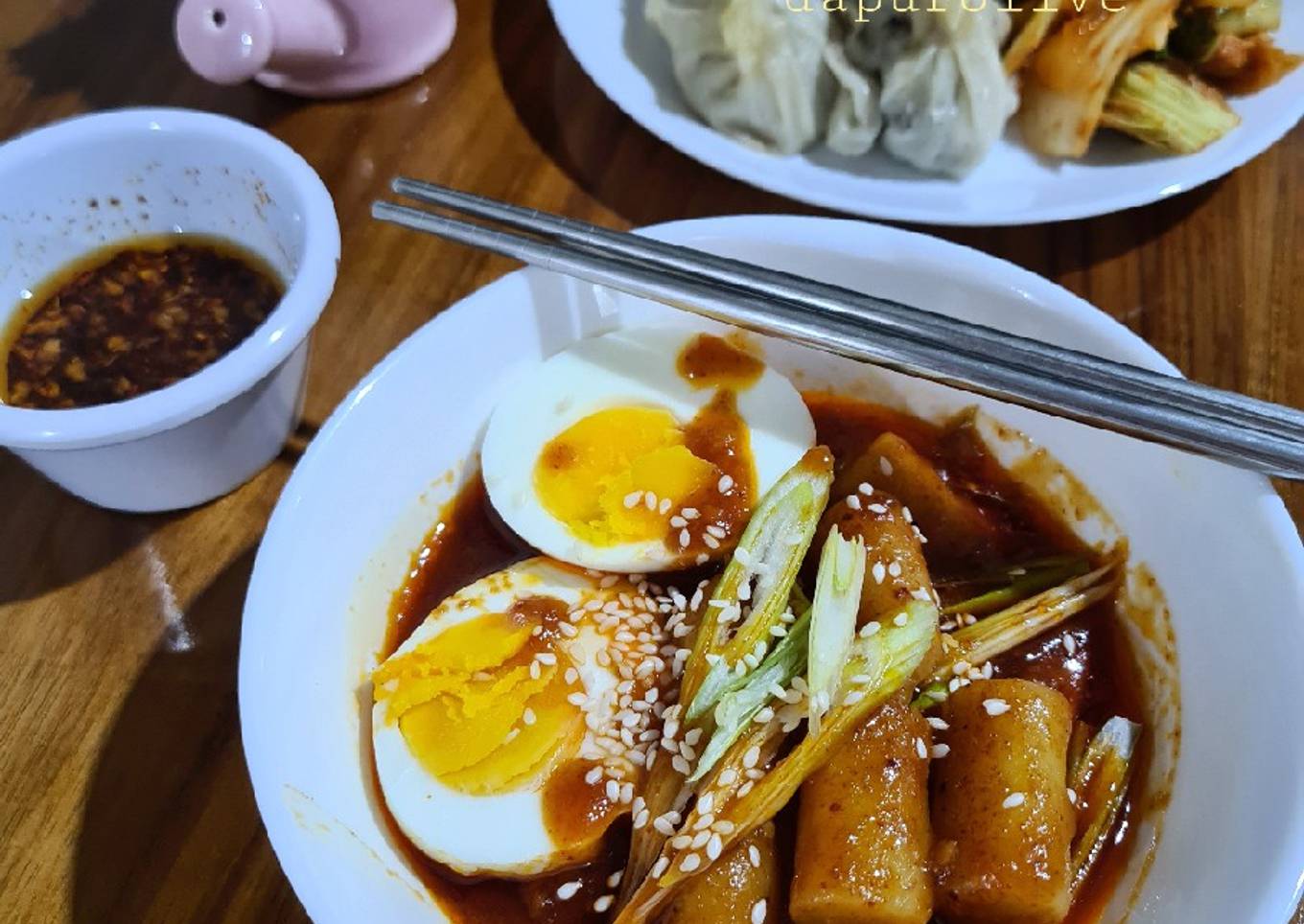 Tteokbokki tanpa Gochujang