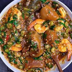 A picture of Excutive Spicy Okra Soup.