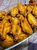 Alitas de pollo fritas