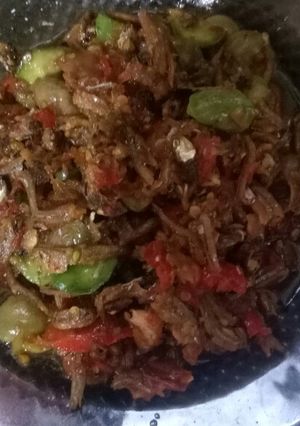 Foto resep Sambal pete teri medan