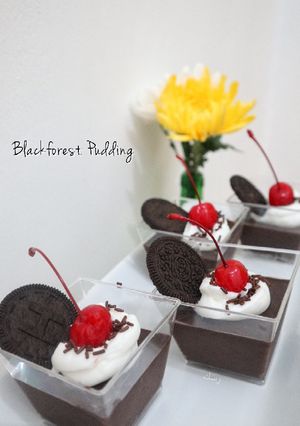 Foto resep Blackforest Pudding