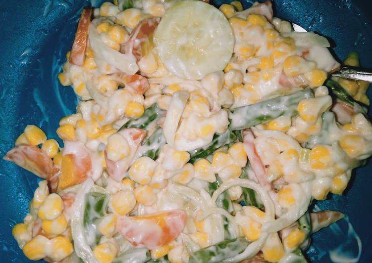 Panduan Menyiapkan 318. Salad Sayuran by Uliz Kirei Bikin Manjain Lidah