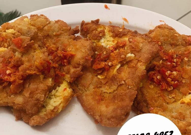 Resep Telor Krez Geprek, Bikin Ngiler