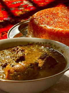 عکسی از دستور خورش سبزی بوقلمون