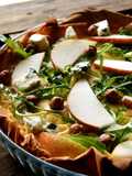 Quiche de Pêra e Queijo Azul