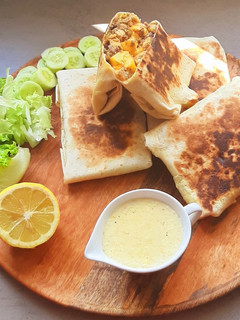 صورة لوصفة 🌯طاكوس 🌮 صنع منزلي بالدجاج واللحم المفروم