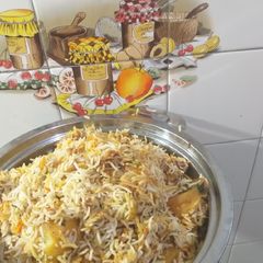 A picture of Prawn Biryani 🦐🦐.