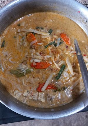 Foto resep Lodeh rebung, kacang panjang, tempe