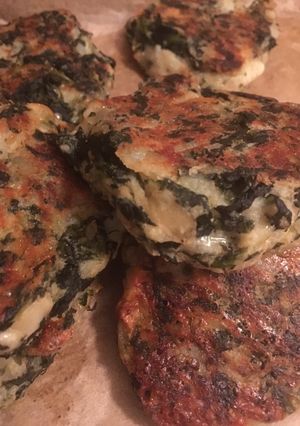 A picture of Spinach Potato Patties.