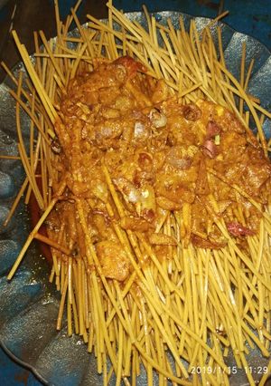 Foto resep Mie Lidi bumbu basah