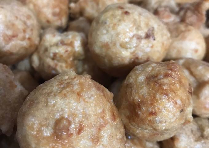 Resep Bakwan Goreng Babi Udang, Sempurna