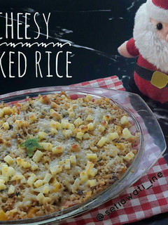 Foto resep Cheesy Baked Rice