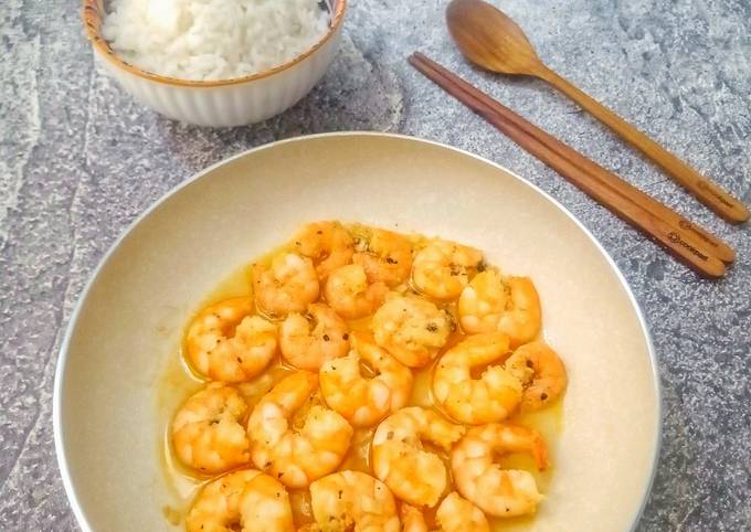 Resep Garlic Butter Prawn Oleh Via Vie (Dapur Bunda) - Cookpad