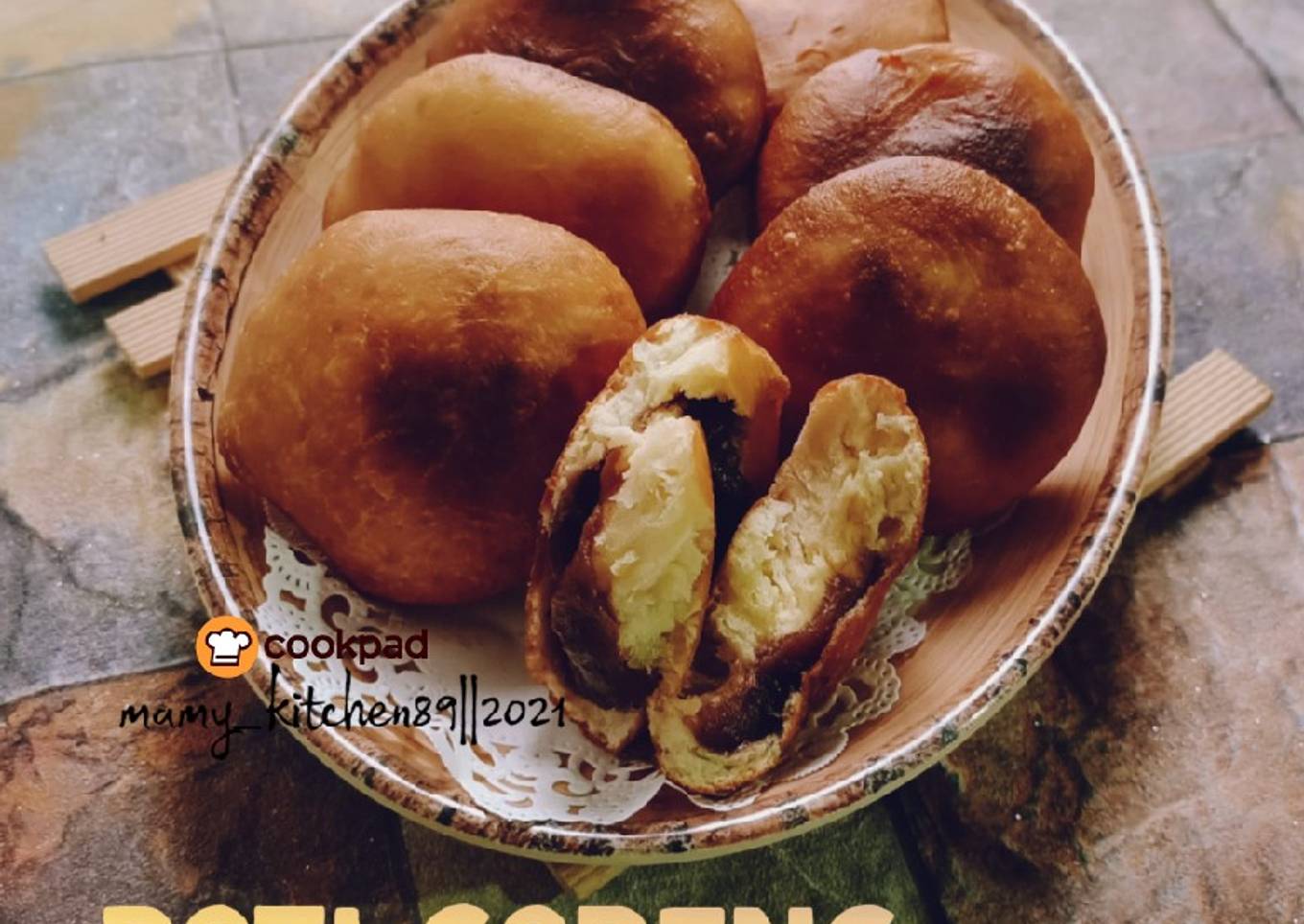 Roti Goreng Kacang Merah