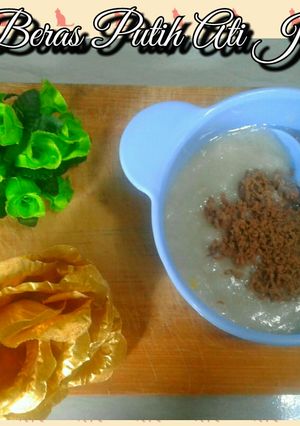 Foto resep Mpasi Beras Putih + Ati + Jagung (7w 3d)